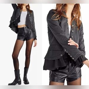 Free People Ruffles Romance Jacket, Size XS